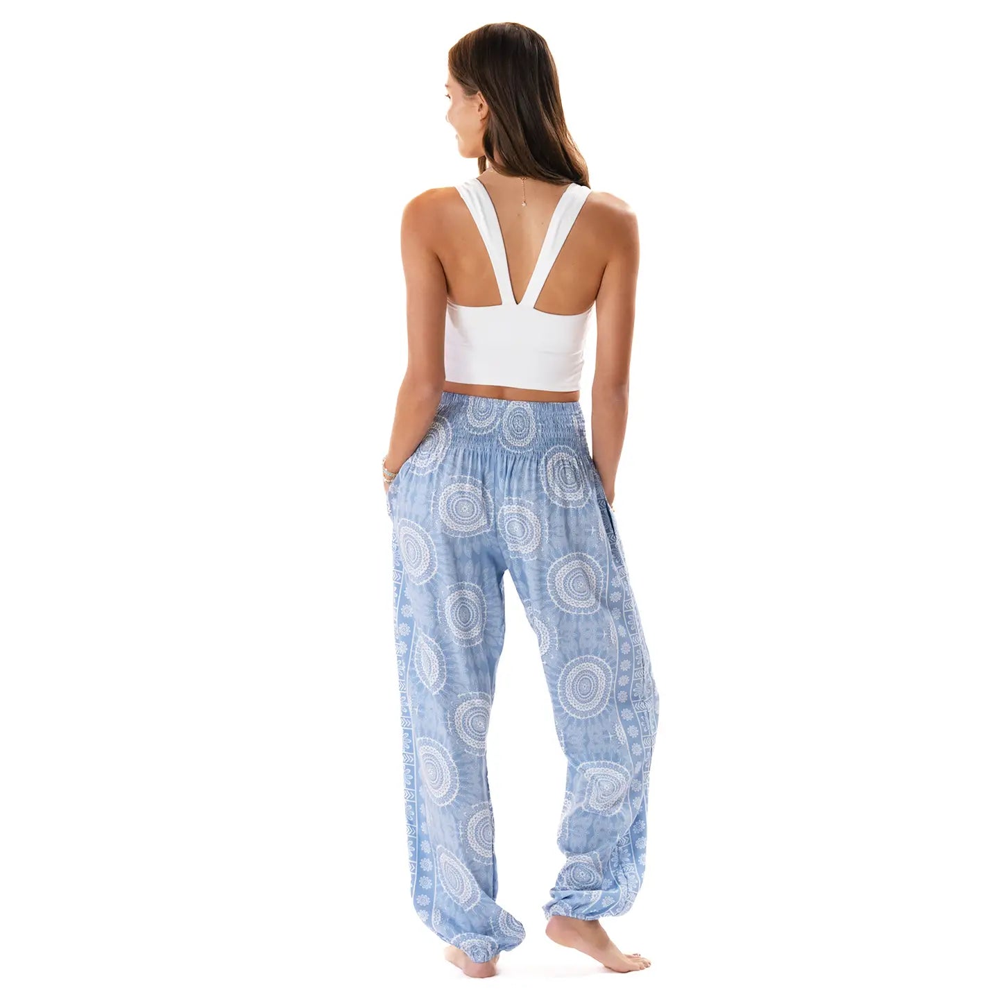 Sardinia Harem Pants with Pockets 90226