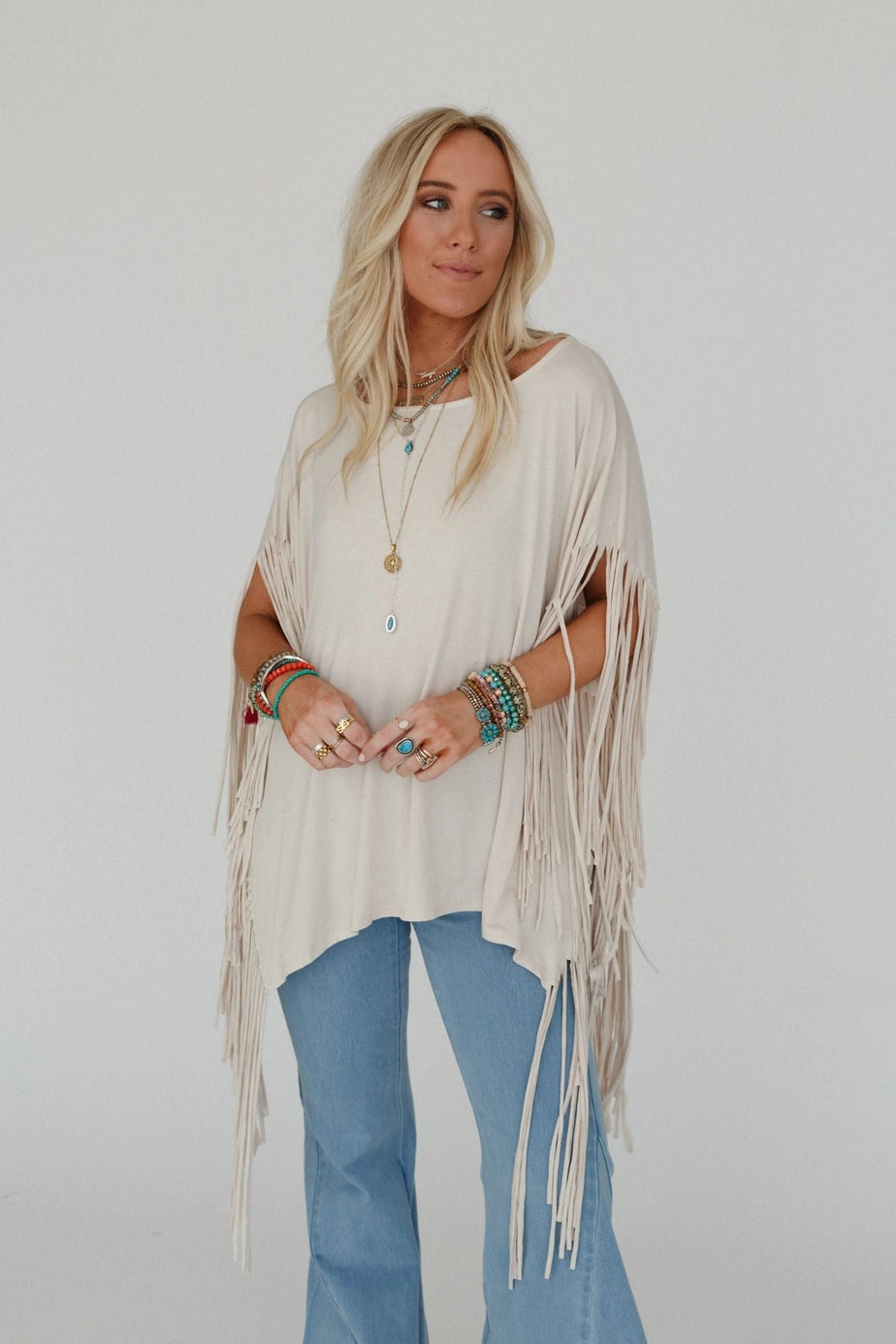 Western Showstopper Fringe Top MT6117