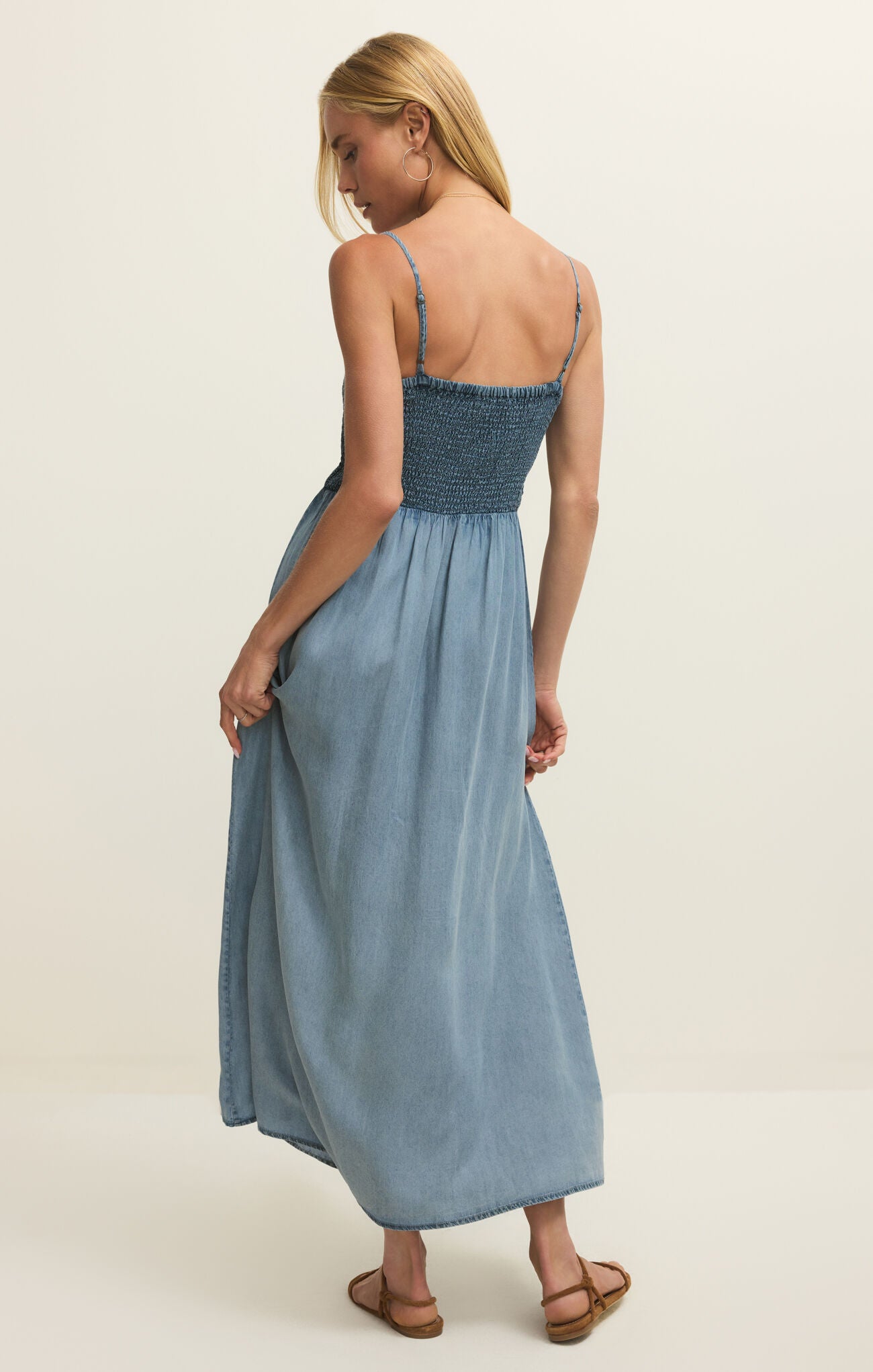 Bayside Chambray Maxi Dress ZD252872