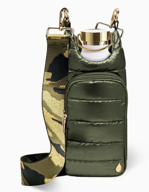 Army Green Shiny Hydrobag® with Camo Strap WBB1GRN