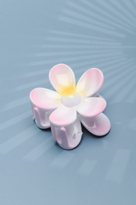 Ombre Luau Flower Hair Claw Clip 40H575
