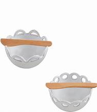 Circle Scalloped Tidbit Bowls 41860034C