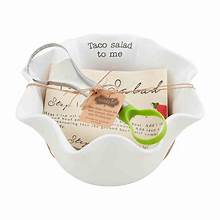 Taco Salad And Towel Set