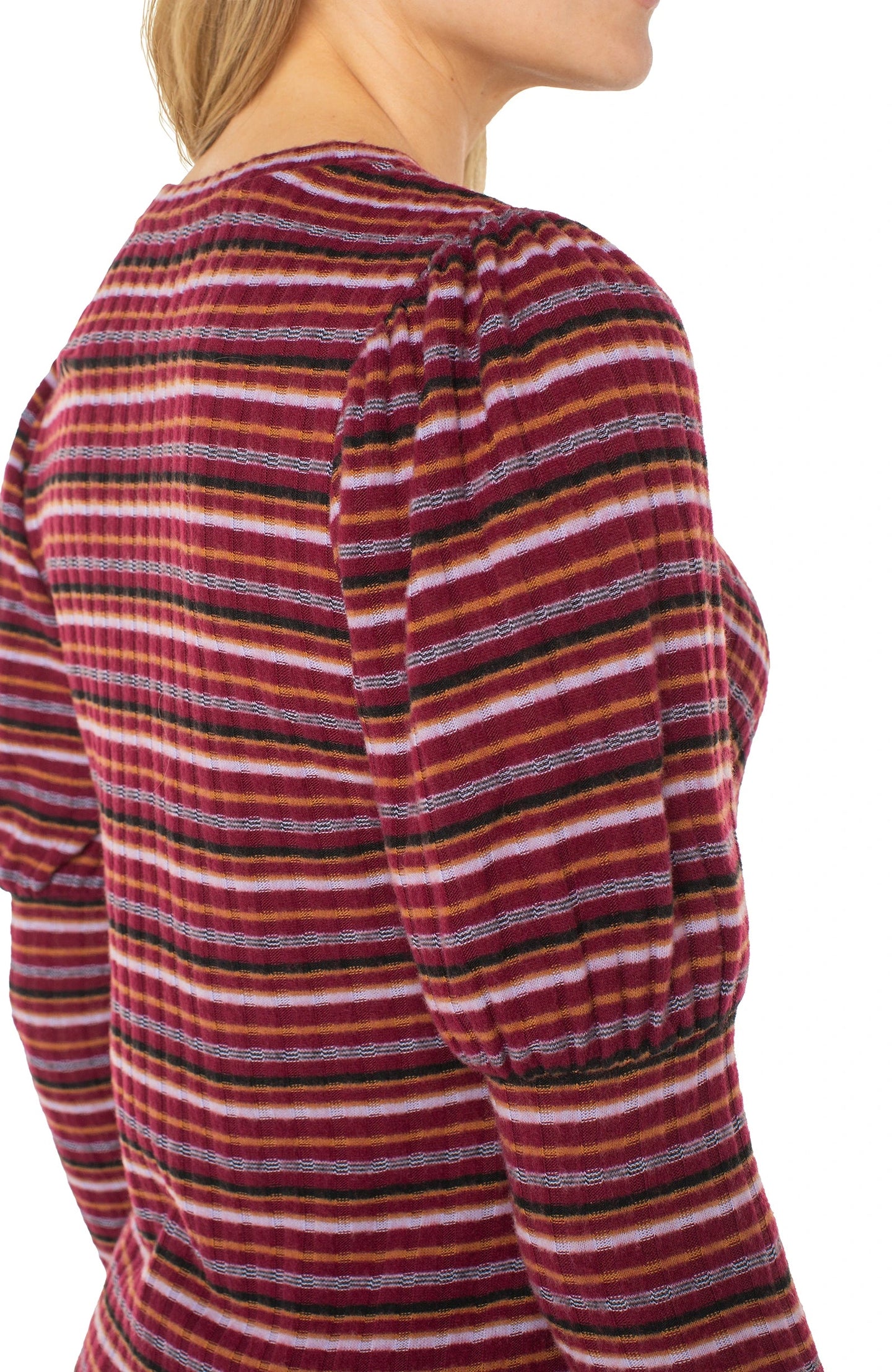 Juliette Sleeve Knit Top W/ Miter LM8J16KB15