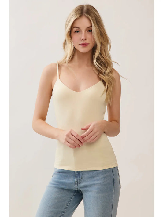 Double Layer V Neck Cami Top JC57552