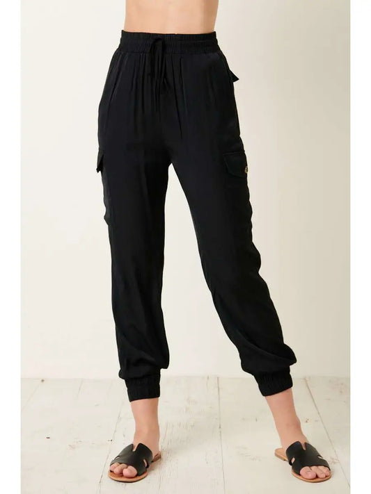 Satin Jogger Pants H70479A