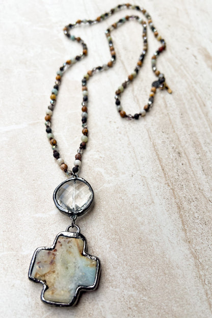 McCall Necklace in Amazonite 359-58381-NL