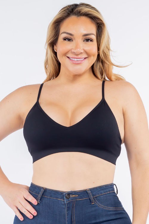Plus Size Seamless Bralette PLUS-ANE04