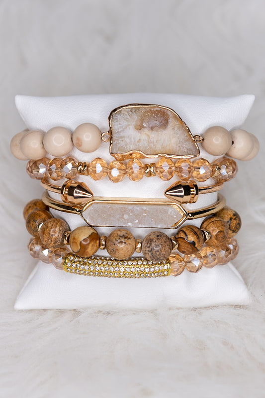 Aspen Bracelet Set Jasper 085-62140-B
