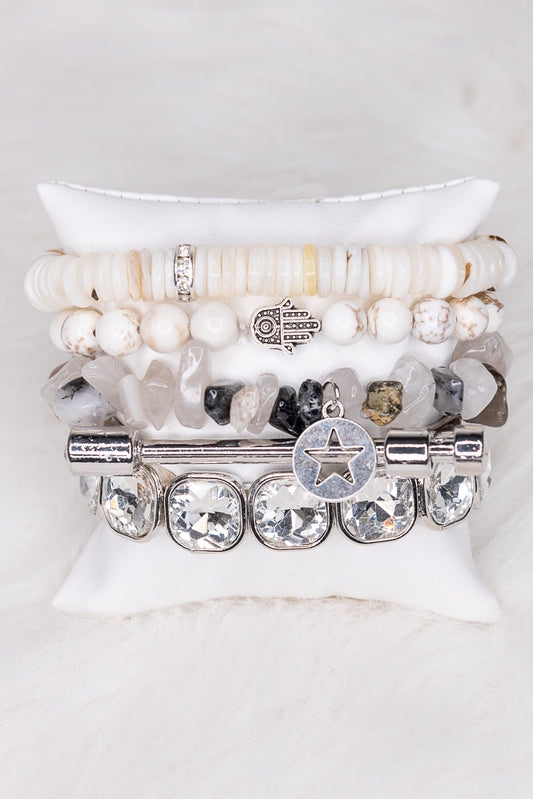 Vera Bracelet Set White 287-62136-B