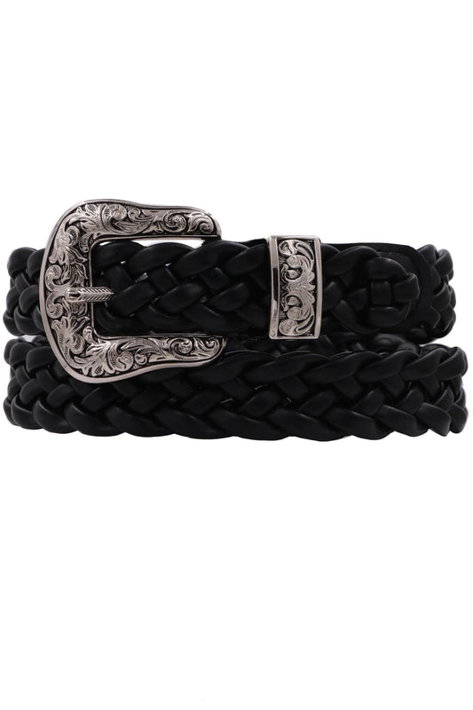 Vintage Swirl Embossed Western Buckle Belt 44950-BT