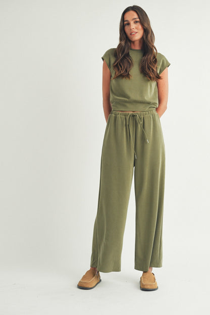 Cap Sleeve Lounge Top 1346ETC
