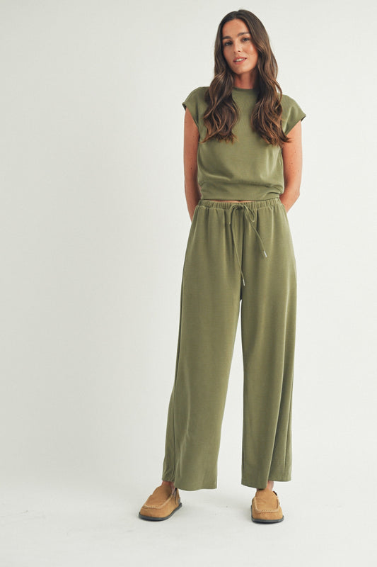 Cap Sleeve Lounge Top 1346ETC
