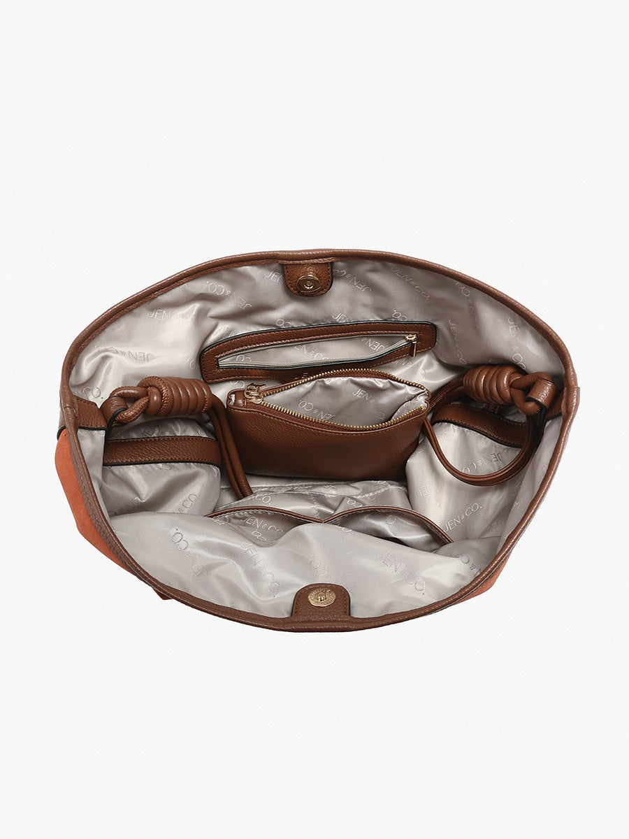 Harper Distressed Hobo W/ Inner Pouch M2542