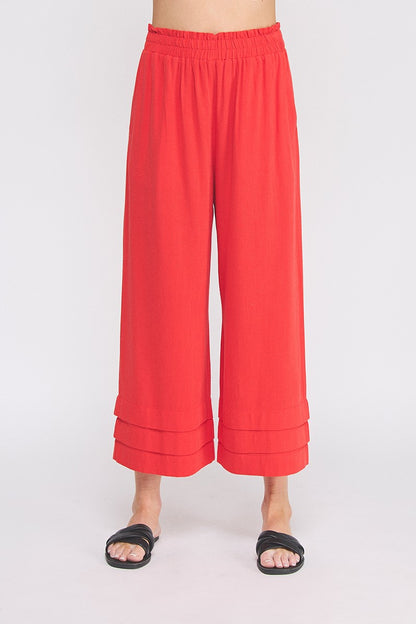 Elastic Ruffle Pants  AP9007