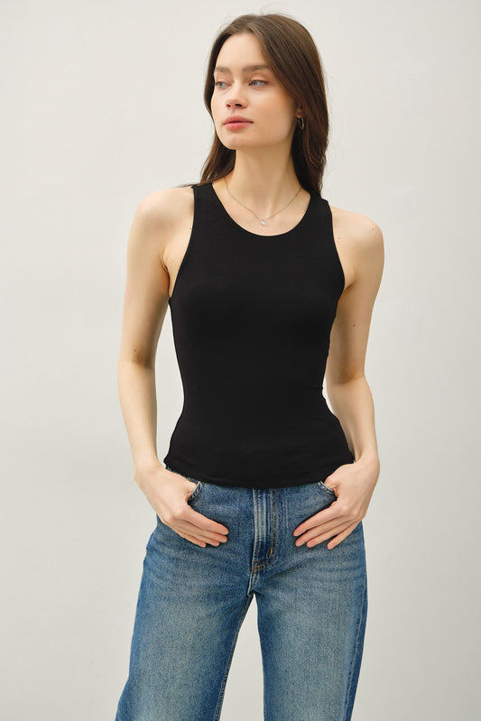 Soft Core Basic Round Neck Tank 18607-1