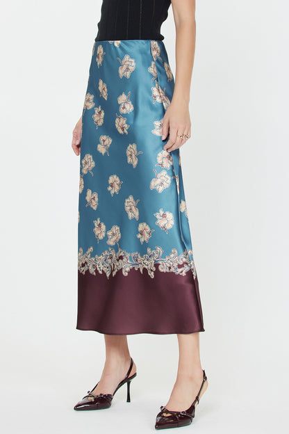Floral Printed Midi Skirt 2550093-2