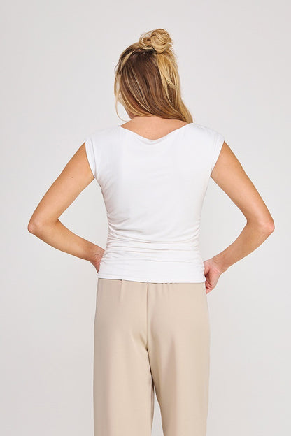 Sleeveless Scrunch Top  AT9515