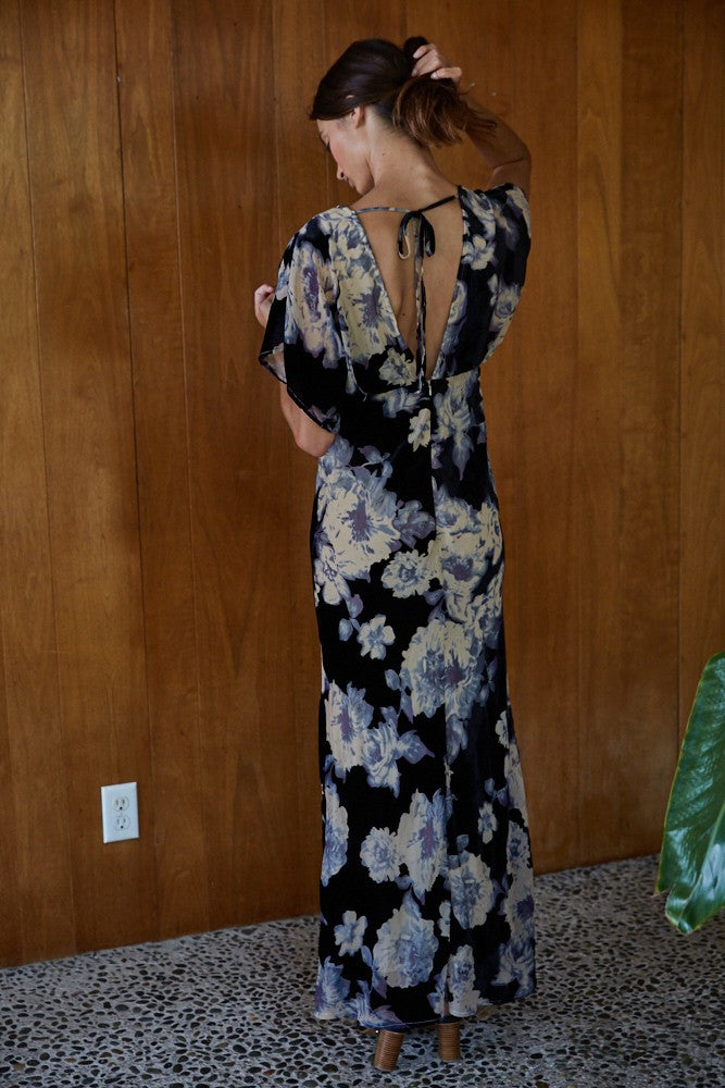 Ember Flora Velvet Maxi L8966