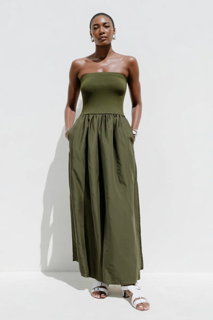 Tube Top Maxi Dress WD7081
