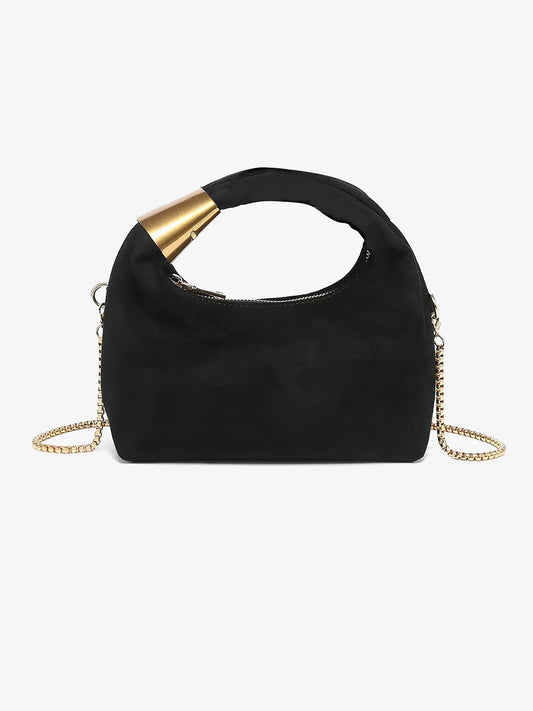 London Soft Suede Top Handle Crossbody Bag JN2771
