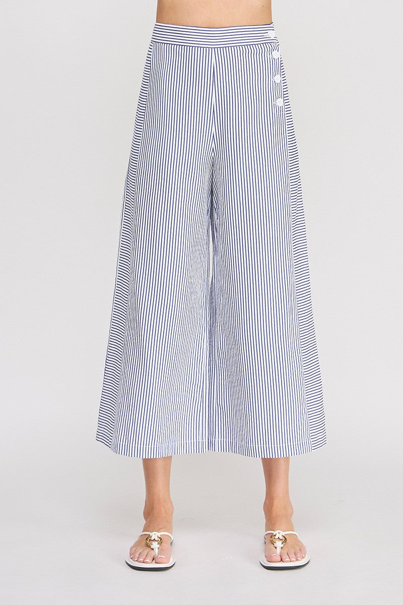 Airy Striped Seersucker Pant  AP9695