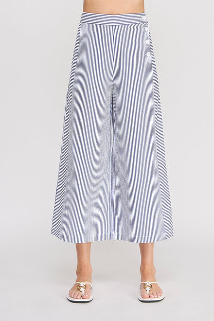 Airy Striped Seersucker Pant  AP9695