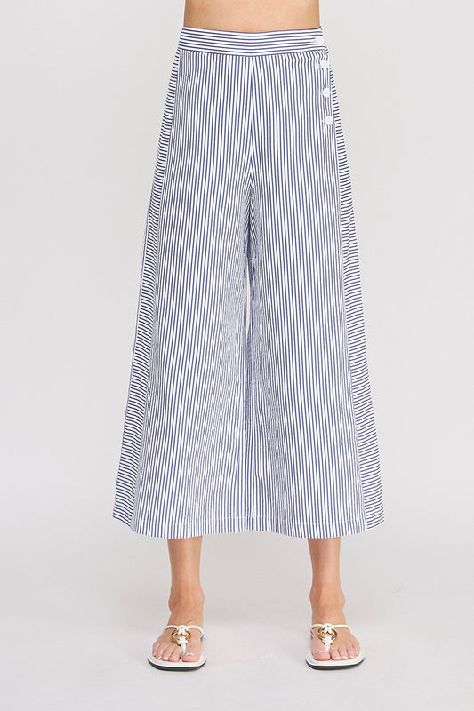 Airy Striped Seersucker Pant  AP9695