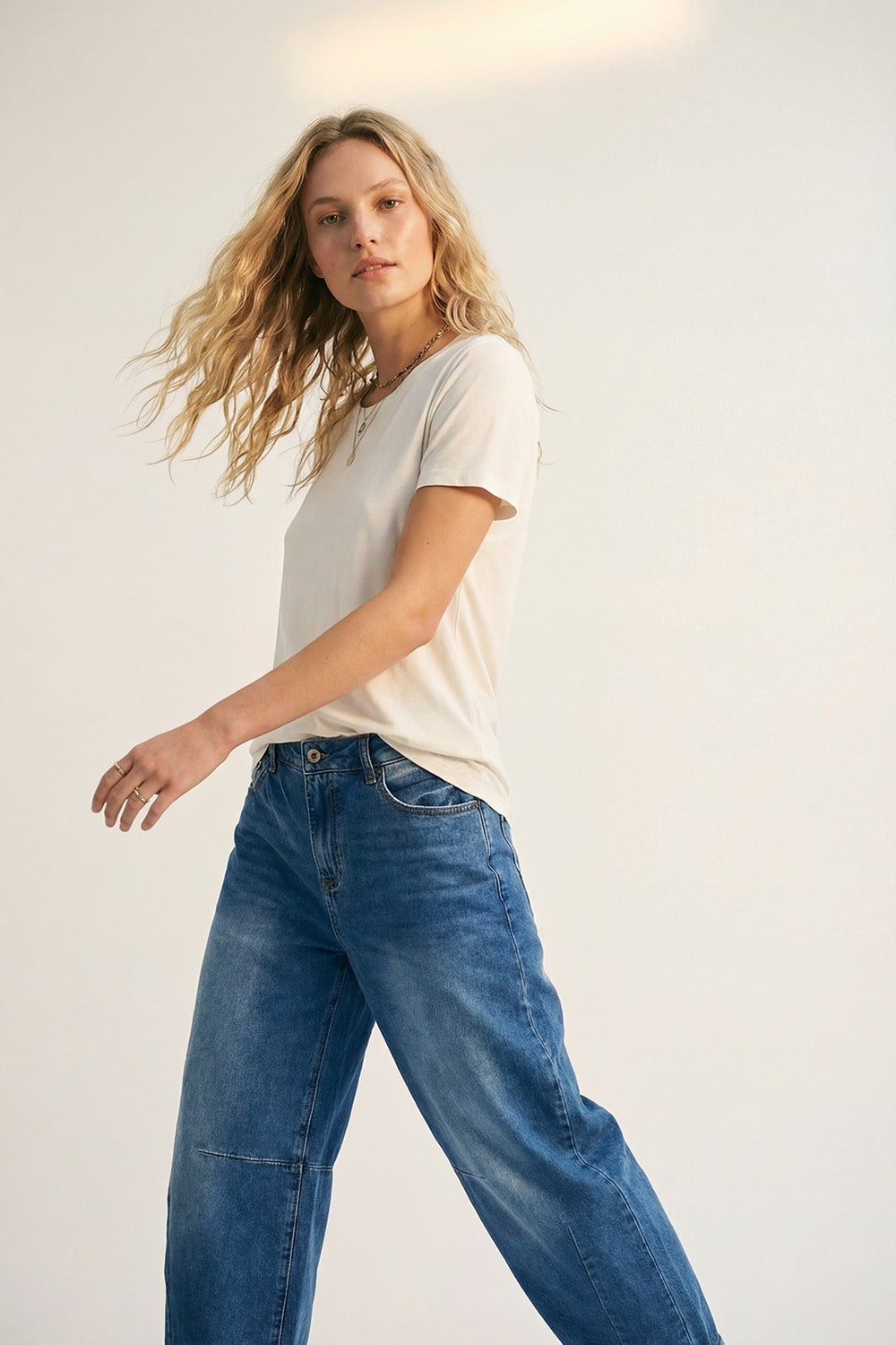 Crew Neck Short Sleeve T-shirt 6836114