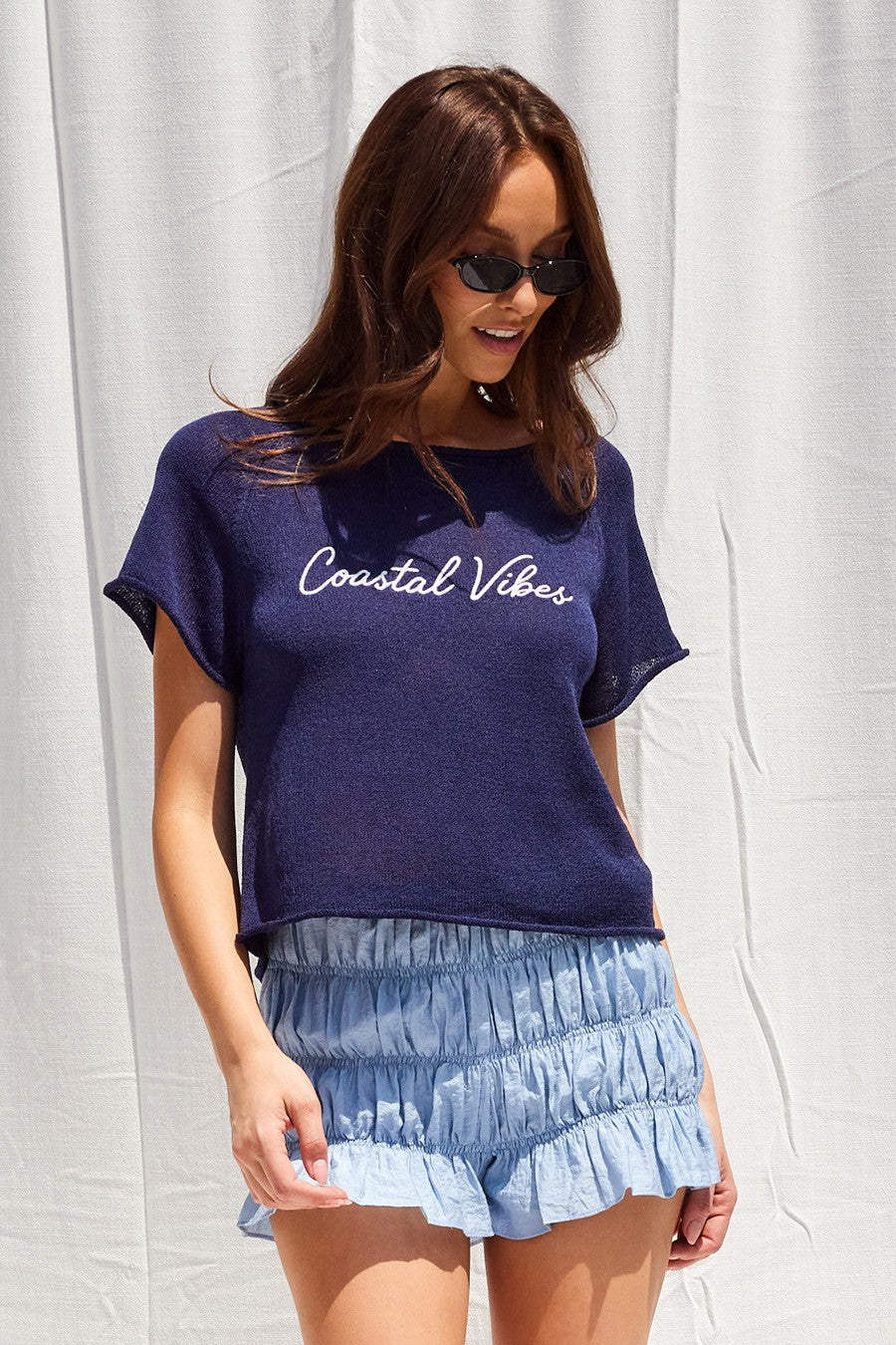 Graphic Knit Top IM9356