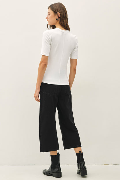 Modal Short Sleeve Top  11063
