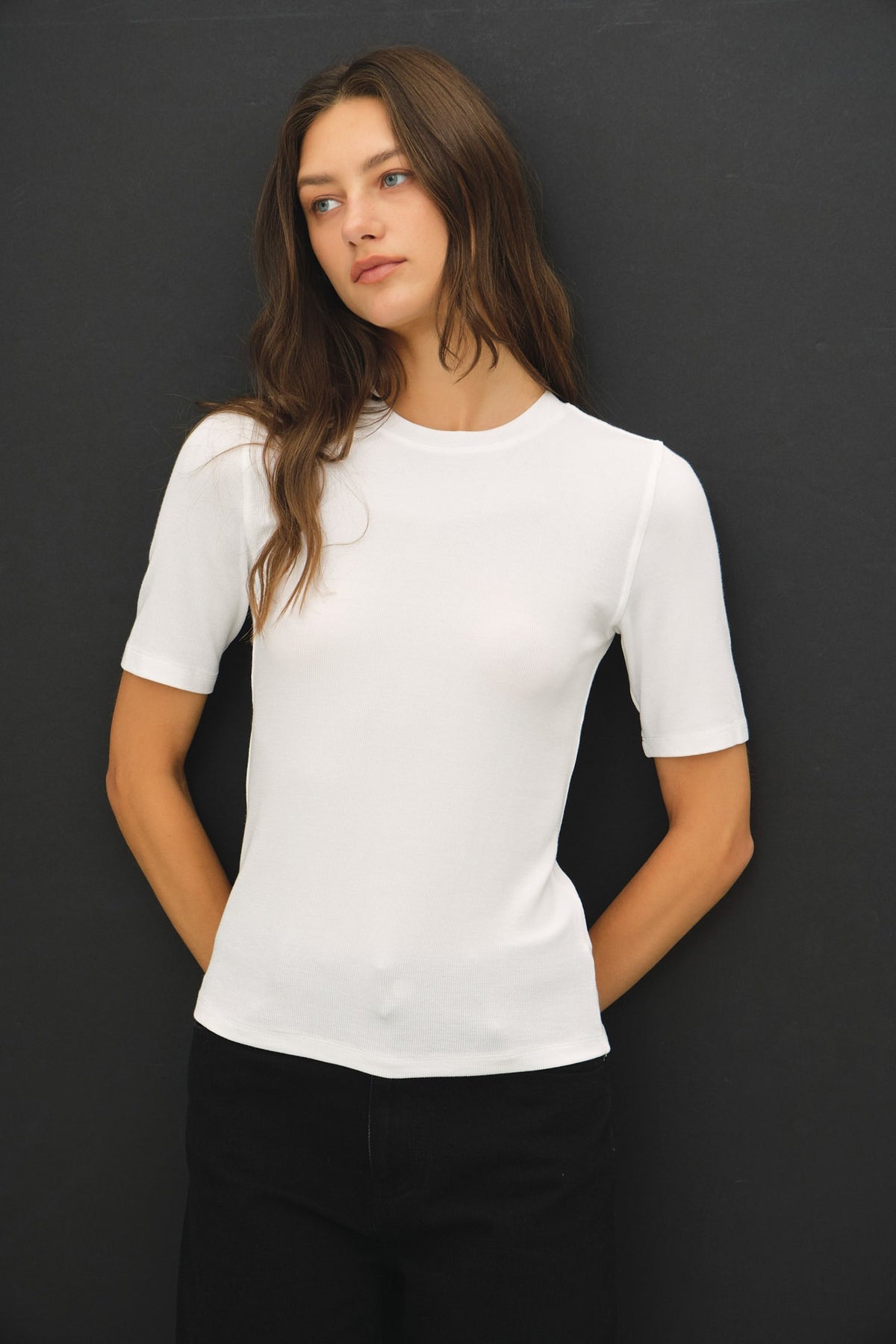 Modal Short Sleeve Top  11063