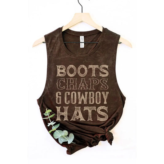 Boots Chaps Graphic Tank Top HL7574TK