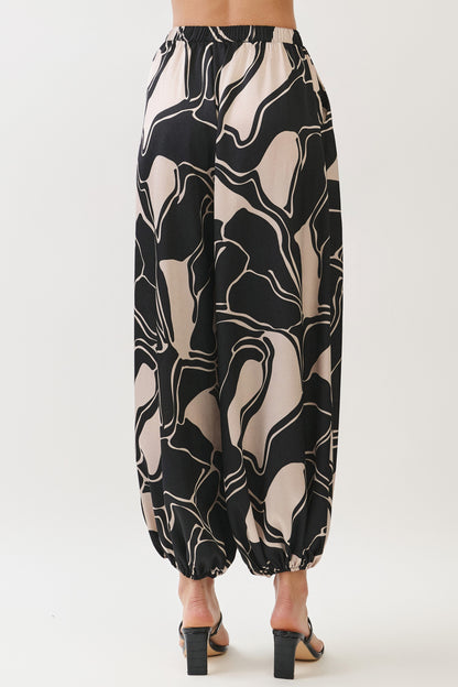 Sahara Geo Balloon Pants  P-9456