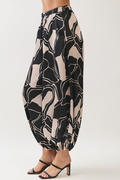 Sahara Geo Balloon Pants  P-9456