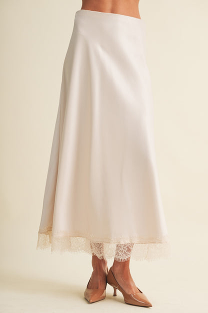 Scallop Lace Slip Skirt  S26539