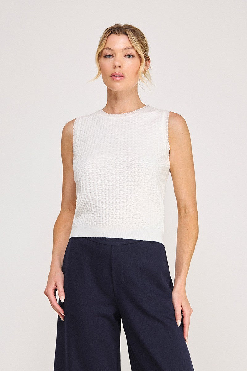 Knit Sweater Tank  ATS9990