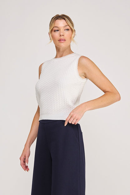 Knit Sweater Tank  ATS9990