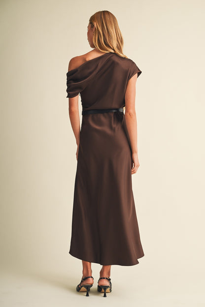 Asymmetric Bias-cut Dress S26941