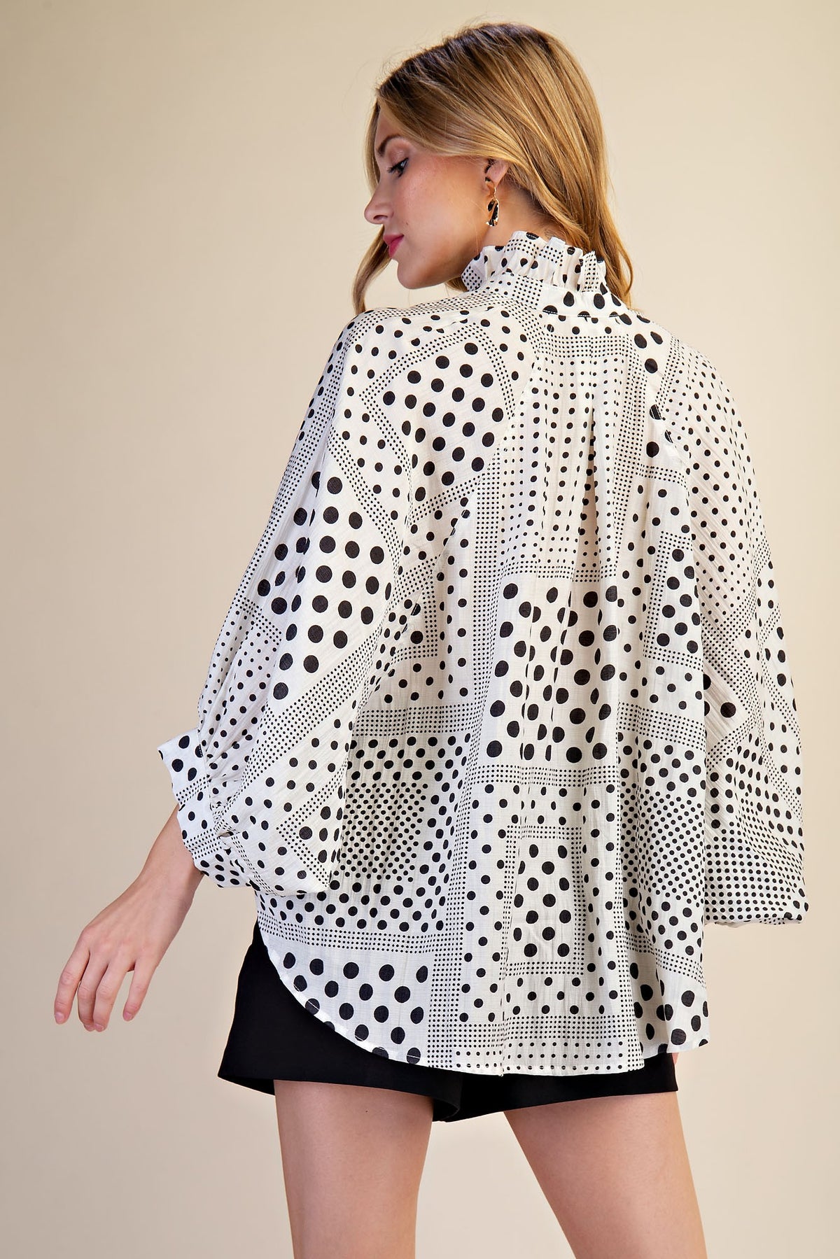 Balloon Sleeve Shirt  T9354