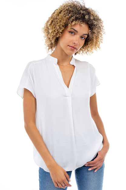 Drop Shoulder Regular Blouse OB112897-SU-4