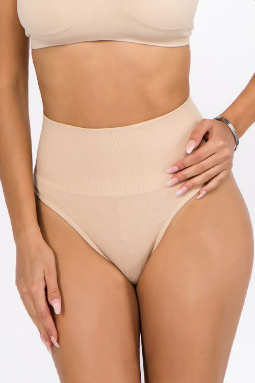High-waist Tummy Control Thong 3119