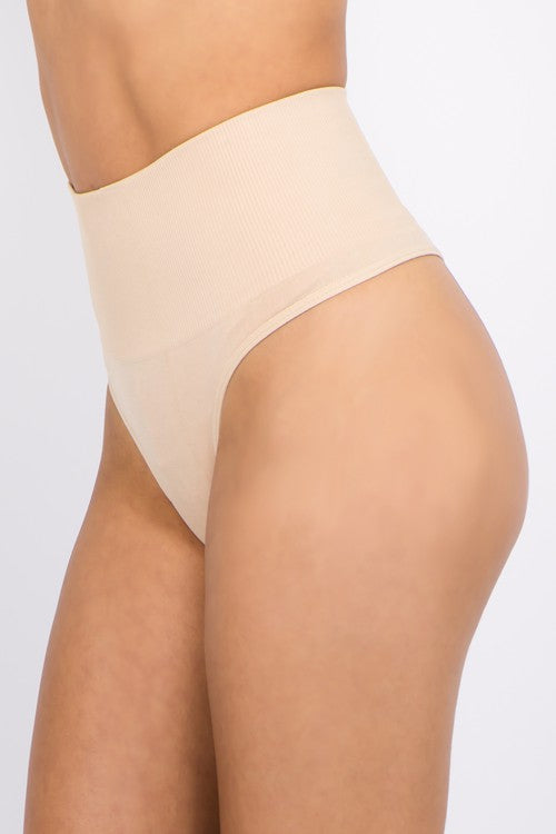 High-waist Tummy Control Thong 3119
