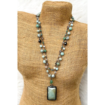 Lexi Necklace Amazonite 69154