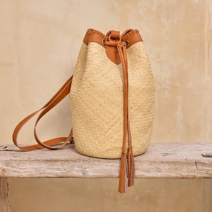 Rattan Sling Back Pack