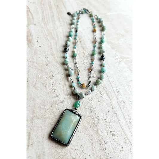 Lexi Necklace Amazonite 69154