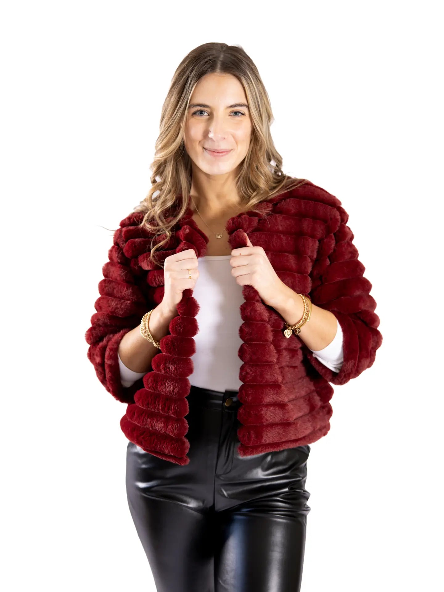 Callie Bolero Faux Fur Vest 935