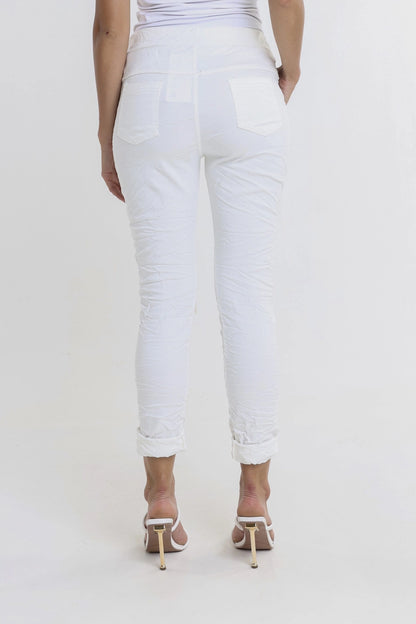 Kelly Leopard Sequin Patch Pant PL192L