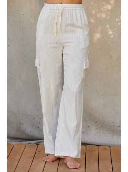 Yanni Pinstripe Pants CP9428