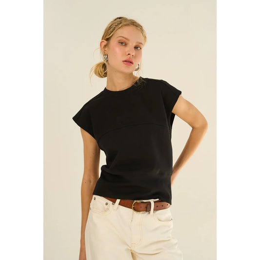Back Buckle Sleeveless Knit Top SKU M2446